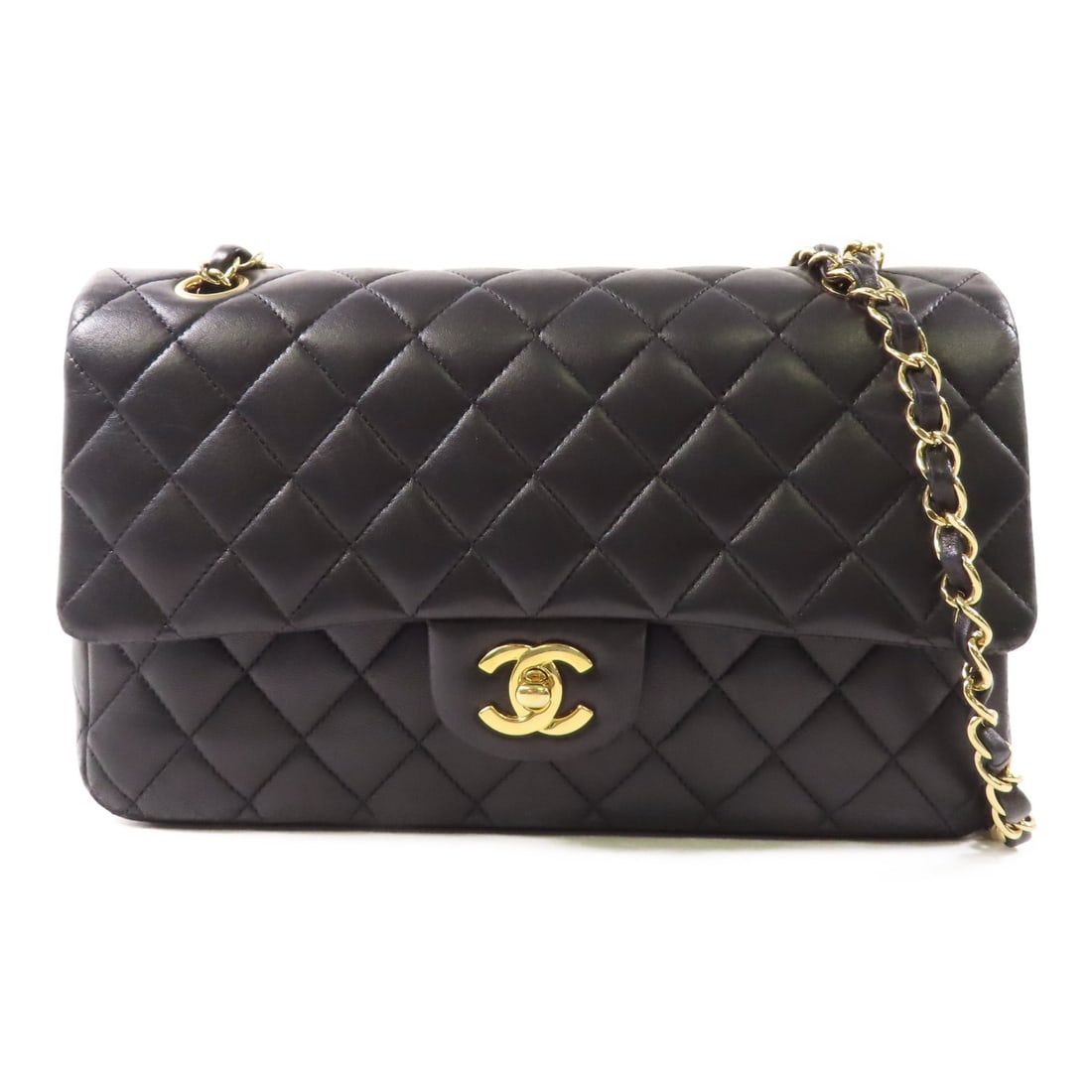 CHANEL Classic 25 Shoulder Bag Black Lambskin Leather GHW: CHANEL Classic 25 Shoulder Bag Black Lambskin Leather GHW This CHANEL Classic 25 Shoulder Bag is crafted from luxurious black lambskin leather, offering a timeless elegance suitable for any occasion.