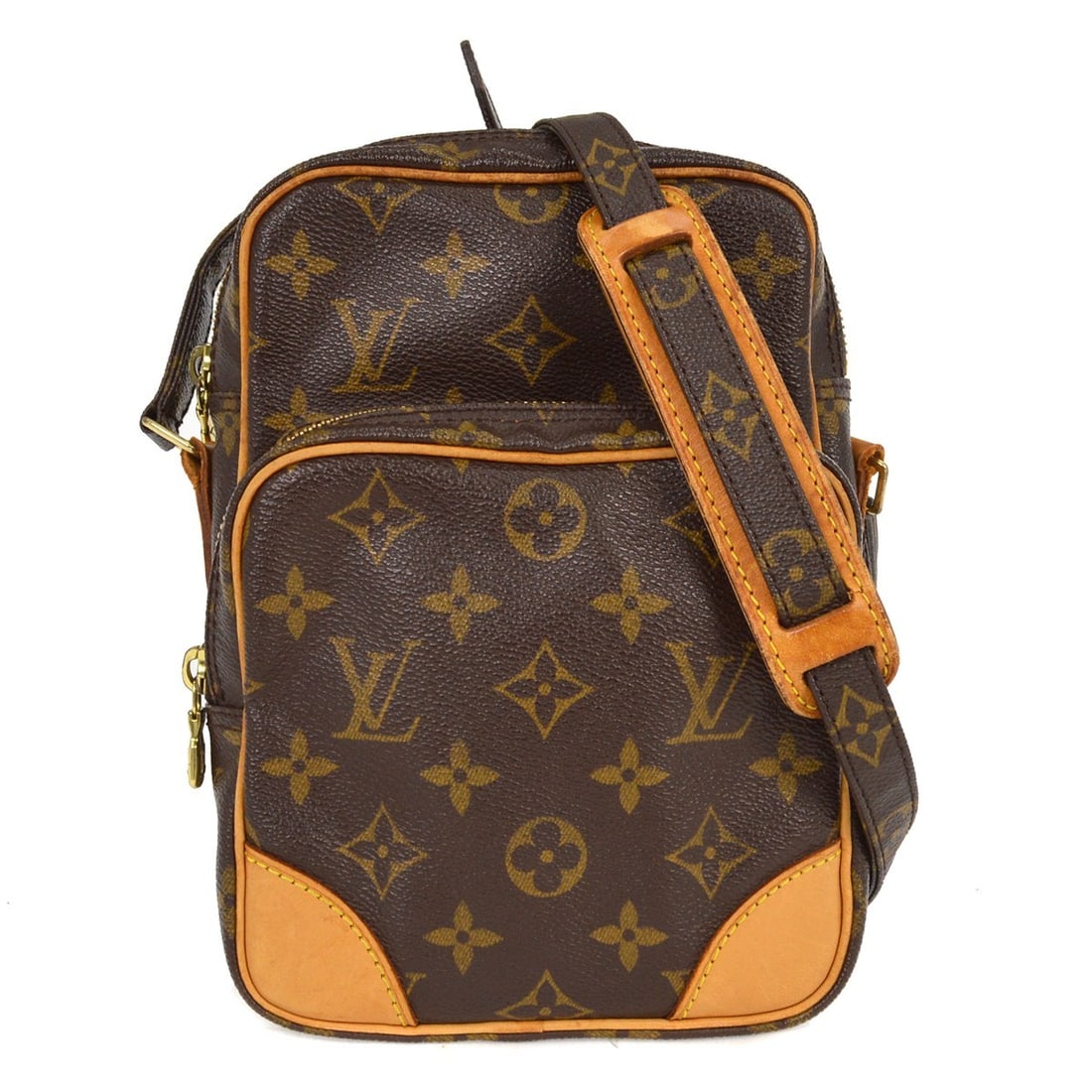 Louis Vuitton Monogram Amazon Crossbody Bag M45236 Vintage: Louis Vuitton Monogram Amazon Crossbody Bag M45236 Vintage This Louis Vuitton Monogram Amazon Crossbody Bag is a stylish medium-sized accessory perfect for everyday use. Crafted from durable Monogram