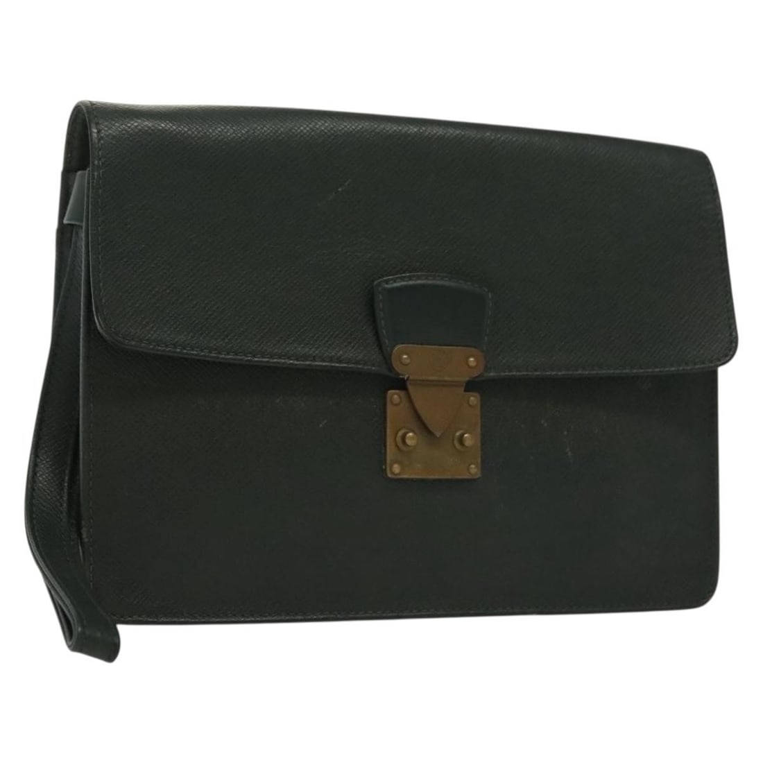 Louis Vuitton Taiga Pochette Kourad Clutch Bag Epicea M30194 France (1 of 18)