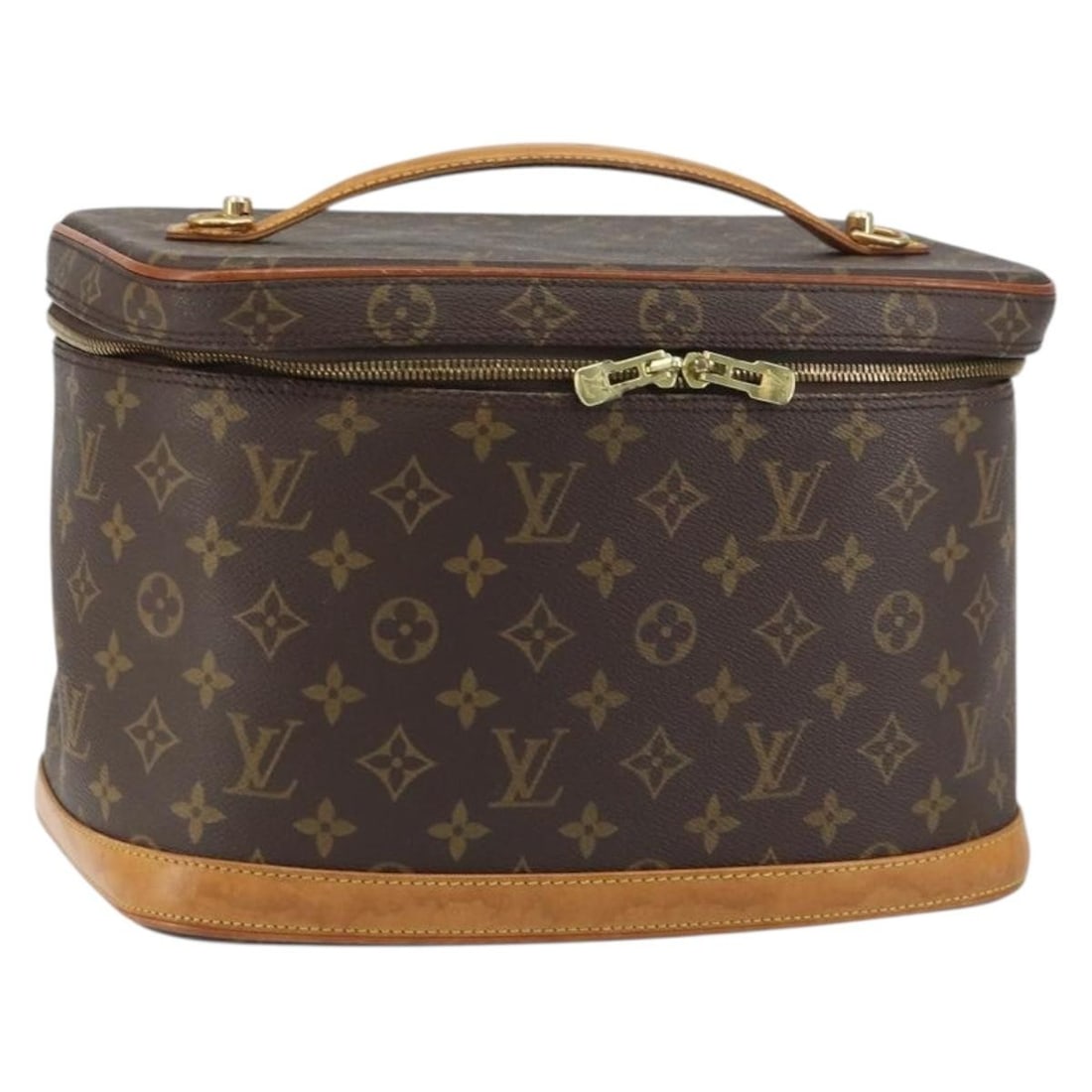 LOUIS VUITTON Monogram Nice Hand Bag M47280 Authentic France (1 of 18)