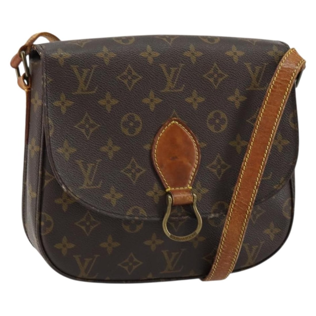 LOUIS VUITTON Monogram Saint Cloud GM Shoulder Bag M51242 Auth: LOUIS VUITTON Monogram Saint Cloud GM Shoulder Bag M51242 Auth The LOUIS VUITTON Monogram Saint Cloud GM Shoulder Bag is a stylish accessory crafted in France from iconic Monogram Canvas. This sophist