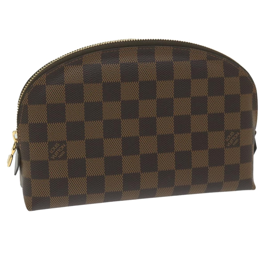 LOUIS VUITTON Damier Ebene Cosmetic Pouch N23345 Auth: LOUIS VUITTON Damier Ebene Cosmetic Pouch N23345 Auth This Louis Vuitton Damier Ebene Pochette Cosmetic GM Pouch is a stylish and practical accessory, ideal for organizing your cosmetics or small esse