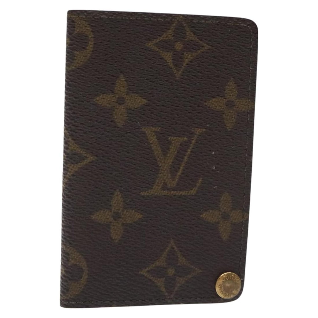 LOUIS VUITTON Monogram Porto Cartes Card Case M60937 Auth France (1 of 16)