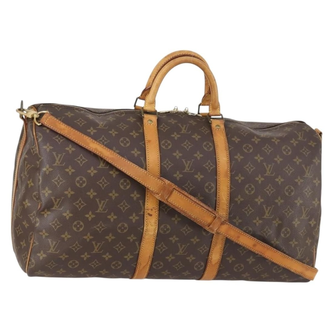 LOUIS VUITTON Monogram Keepall Bandouliere 55 Boston Bag M41414 Auth: LOUIS VUITTON Monogram Keepall Bandouliere 55 Boston Bag M41414 Auth The LOUIS VUITTON Monogram Keepall Bandouliere 55 Boston Bag is a stylish and functional travel companion. Crafted from iconic Mono