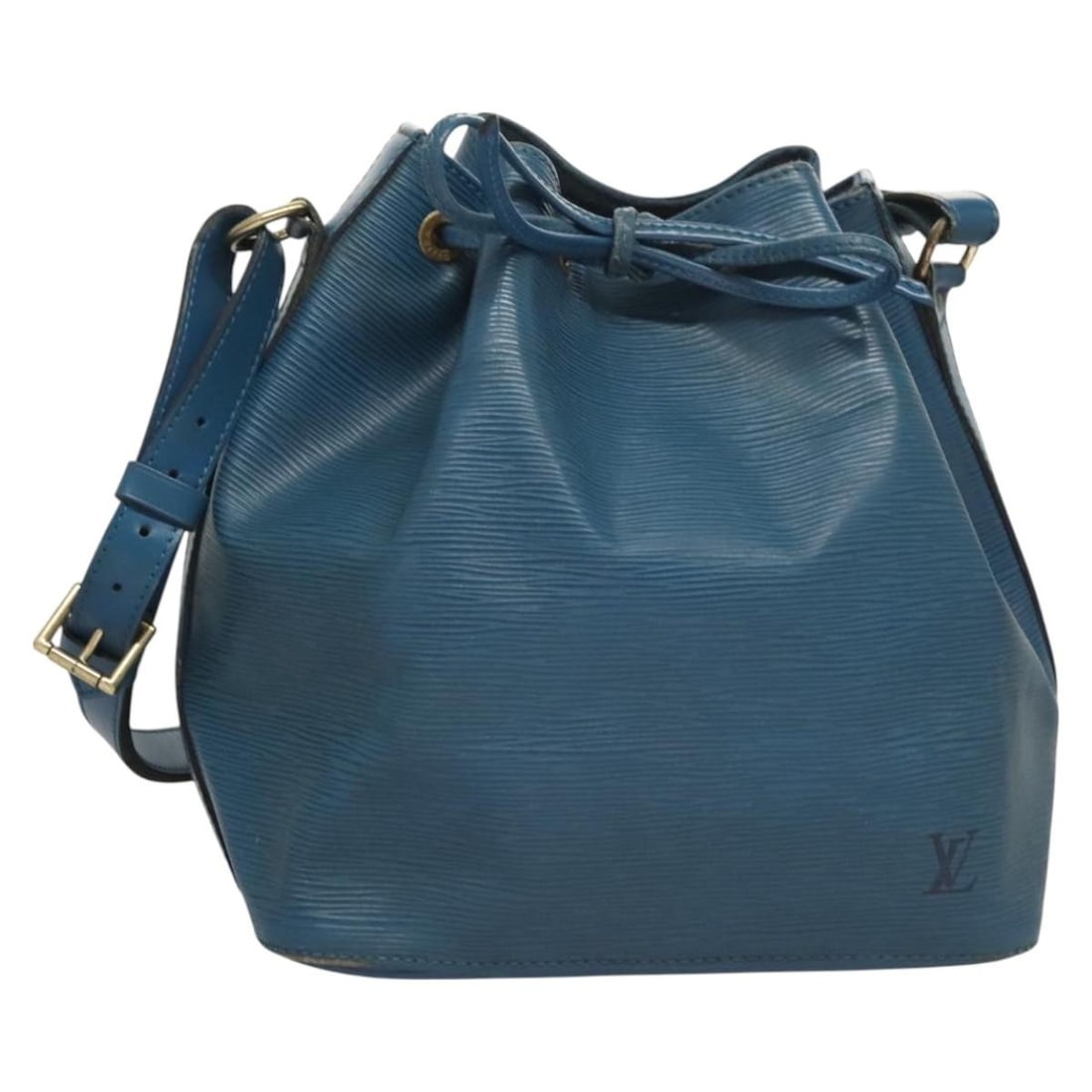 LOUIS VUITTON Epi Petit Noe Blue Shoulder Bag M44105 Auth: LOUIS VUITTON Epi Petit Noe Blue Shoulder Bag M44105 Auth This stylish Louis Vuitton Petit Noe Shoulder Bag is crafted from durable Epi leather in a striking blue hue. With dimensions of approximately