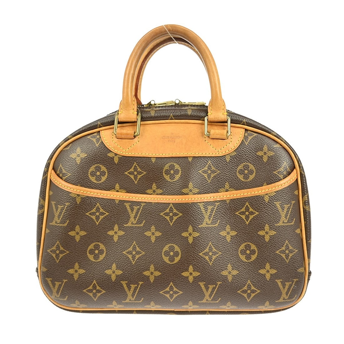 Louis Vuitton Trouville Handbag Monogram Canvas Vintage Style: Louis Vuitton Trouville Handbag Monogram Canvas Vintage Style The Louis Vuitton Monogram Trouville Handbag is a stylish accessory designed for casual occasions. Crafted from durable Monogram Canvas Le