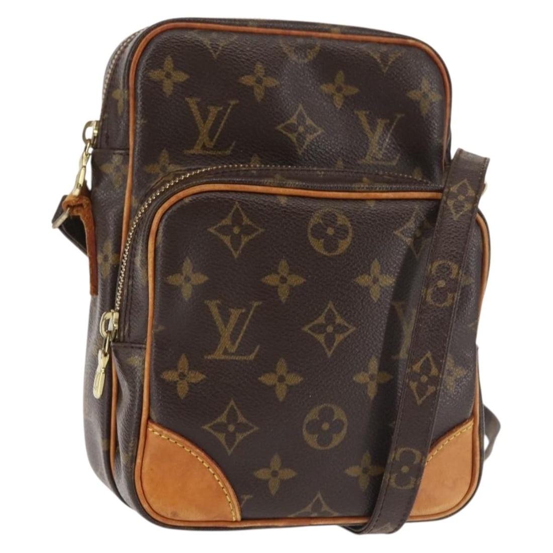 LOUIS VUITTON Monogram Danube Shoulder Bag M45266 Made in France: LOUIS VUITTON Monogram Danube Shoulder Bag M45266 Made in France This LOUIS VUITTON Monogram Danube Shoulder Bag (Model: M45266) is a stylish accessory crafted from durable Monogram Canvas. It feature