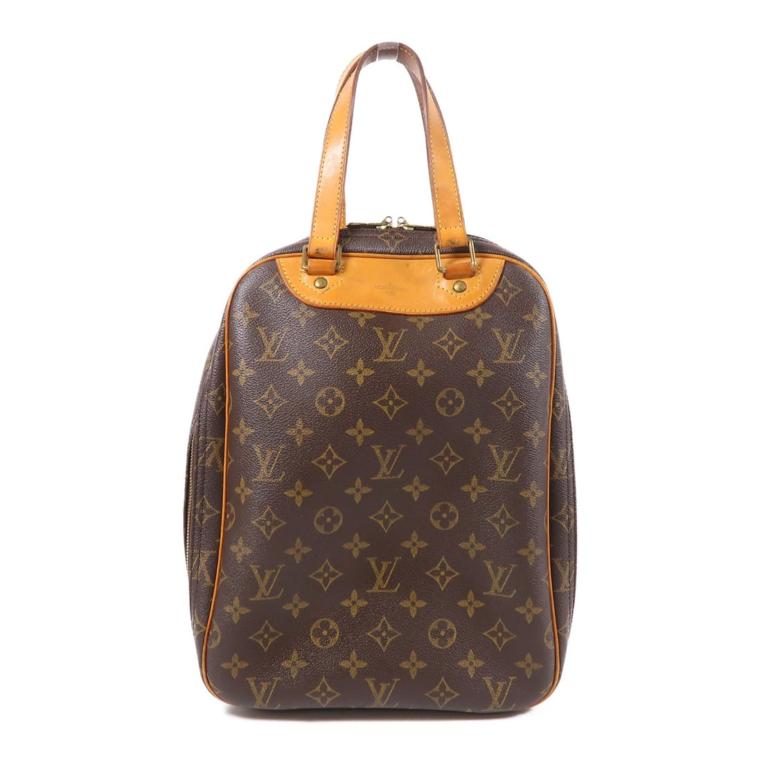 LOUIS VUITTON Excursion Shoe Case Handbag M41450 Brown PVC Canvas: LOUIS VUITTON Excursion Shoe Case Handbag M41450 Brown PVC Canvas Introducing the Louis Vuitton Excursion Shoe Case Handbag, a stylish and practical accessory designed for the fashion-conscious. Craft