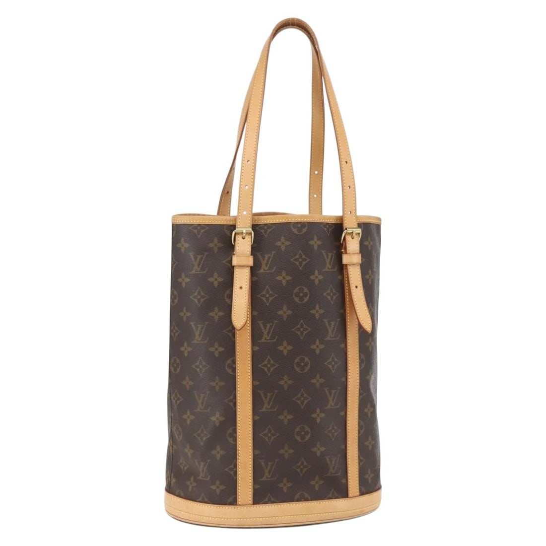 LOUIS VUITTON Monogram Bucket GM Shoulder Bag M42236 Auth France: LOUIS VUITTON Monogram Bucket GM Shoulder Bag M42236 Auth France Elevate your style with the LOUIS VUITTON Monogram Bucket GM Shoulder Bag, an iconic accessory that showcases the brand's signature mon