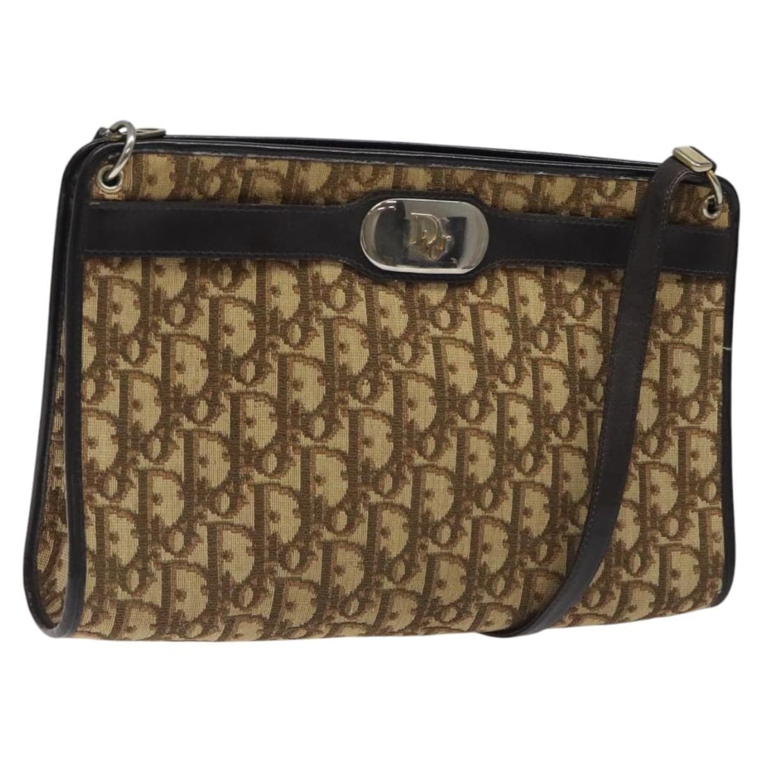 Christian Dior Beige Gold Trotter Canvas Shoulder Bag Auth: Christian Dior Beige Gold Trotter Canvas Shoulder Bag Auth This authentic Christian Dior Trotter Canvas Shoulder Bag showcases a stylish blend of beige and gold, perfect for a chic everyday look. Craf