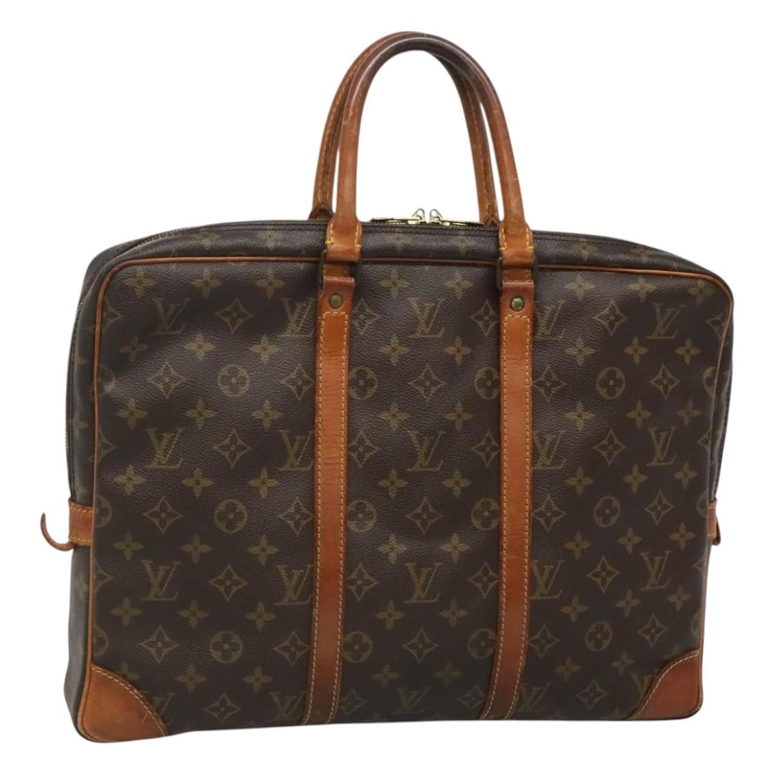 LOUIS VUITTON Monogram Porte Documents Voyage Business Bag M52005 Auth (1 of 18)