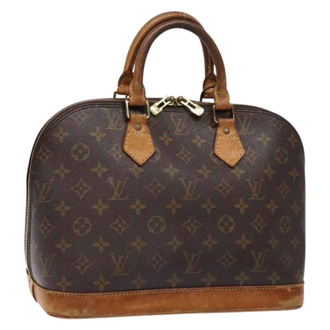 Louis Vuitton Monogram Alma Hand Bag M51130 Authentic France (1 of 18)