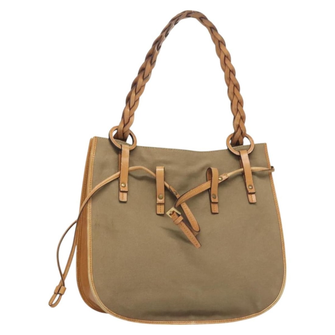 GUCCI Shoulder Bag Canvas Beige Brown 110295 Made in Italy: GUCCI Shoulder Bag Canvas Beige Brown 110295 Made in Italy This authentic GUCCI shoulder bag combines elegance and practicality with its stylish beige and brown canvas exterior. Measuring