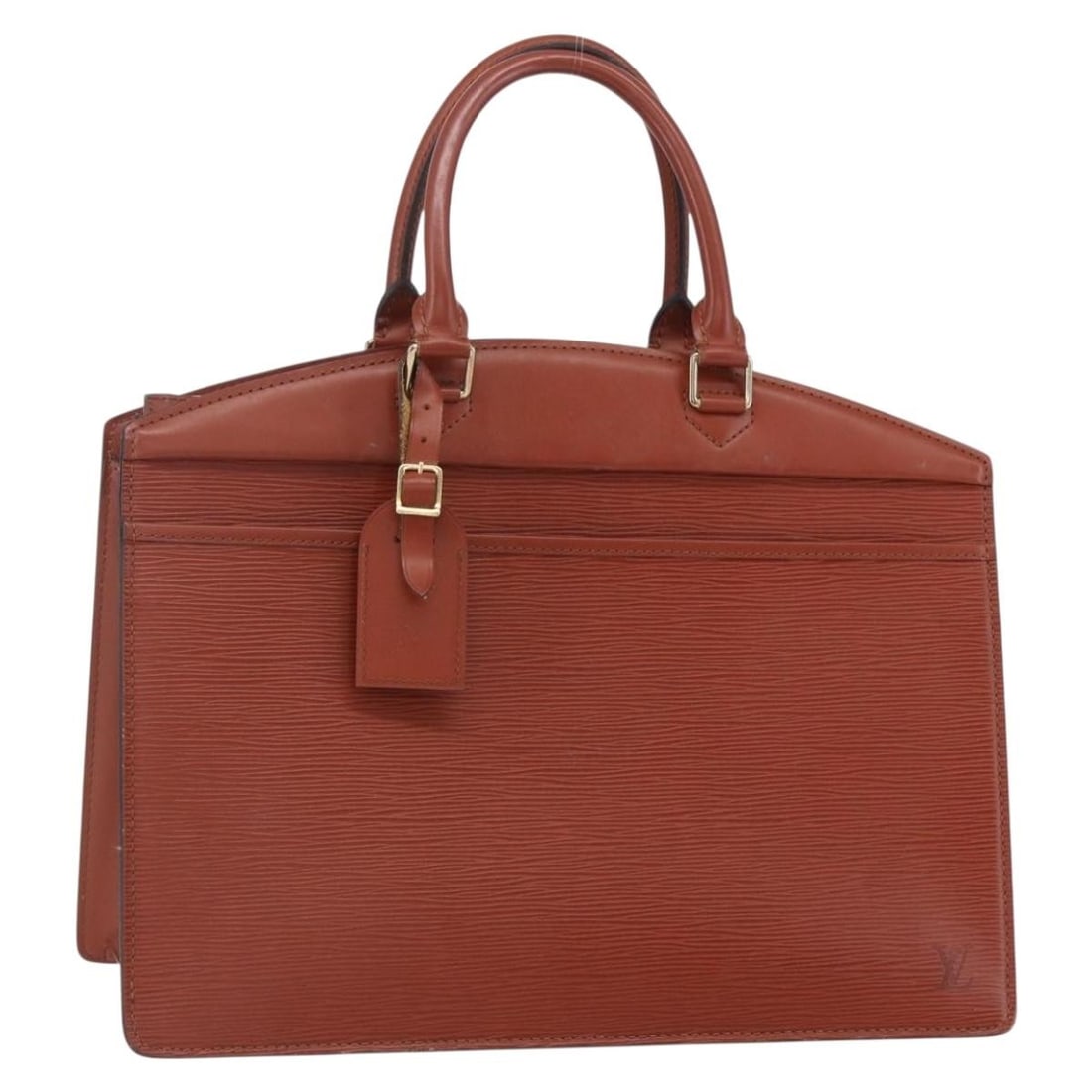 LOUIS VUITTON Epi Riviera Hand Bag Brown M48183 Auth: LOUIS VUITTON Epi Riviera Hand Bag Brown M48183 Auth This authentic LOUIS VUITTON Epi Riviera Hand Bag in a rich brown hue is a stylish accessory for any occasion. Crafted from durable Epi leather, th