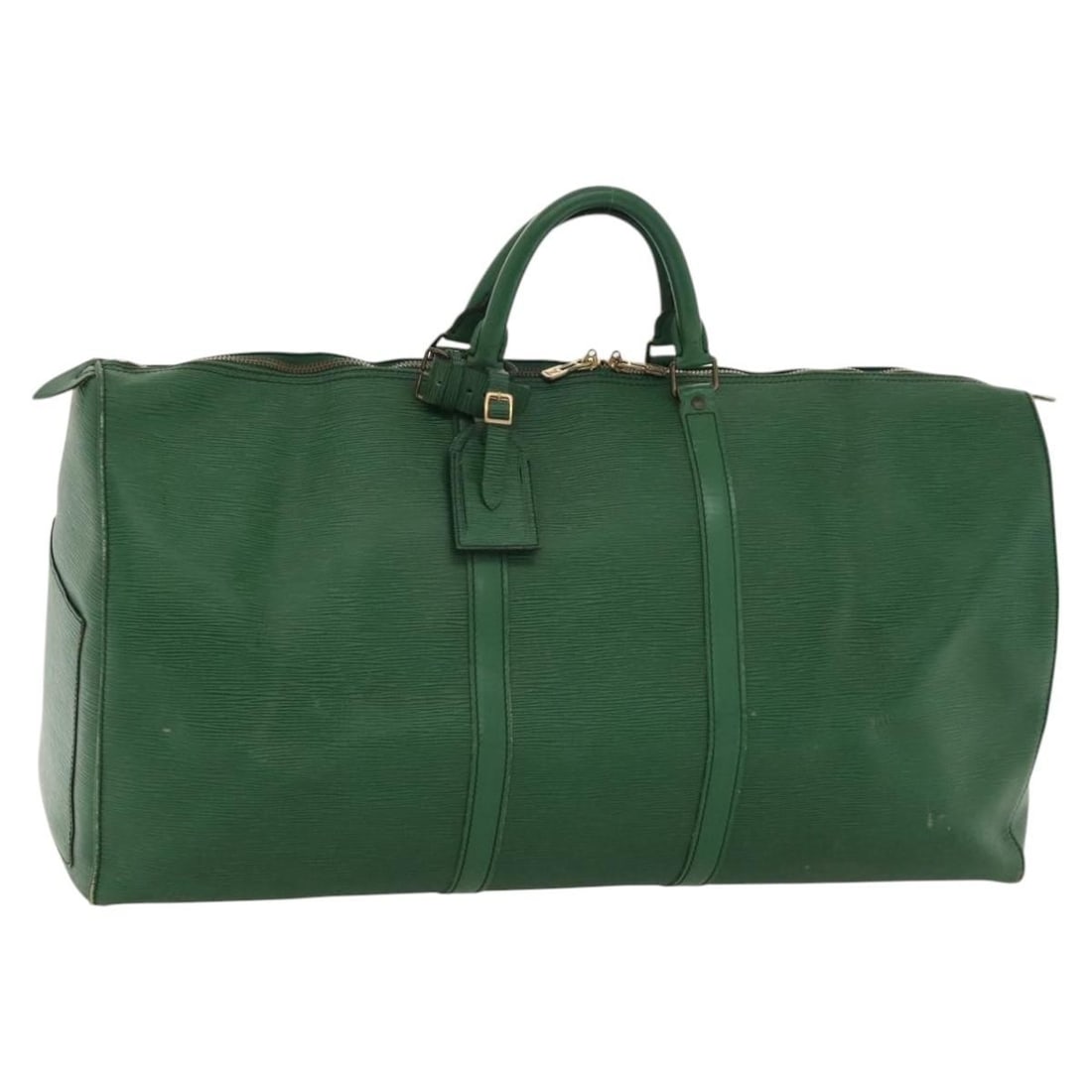 LOUIS VUITTON Epi Keepall 60 Green Travel Bag M42944 Auth (1 of 18)