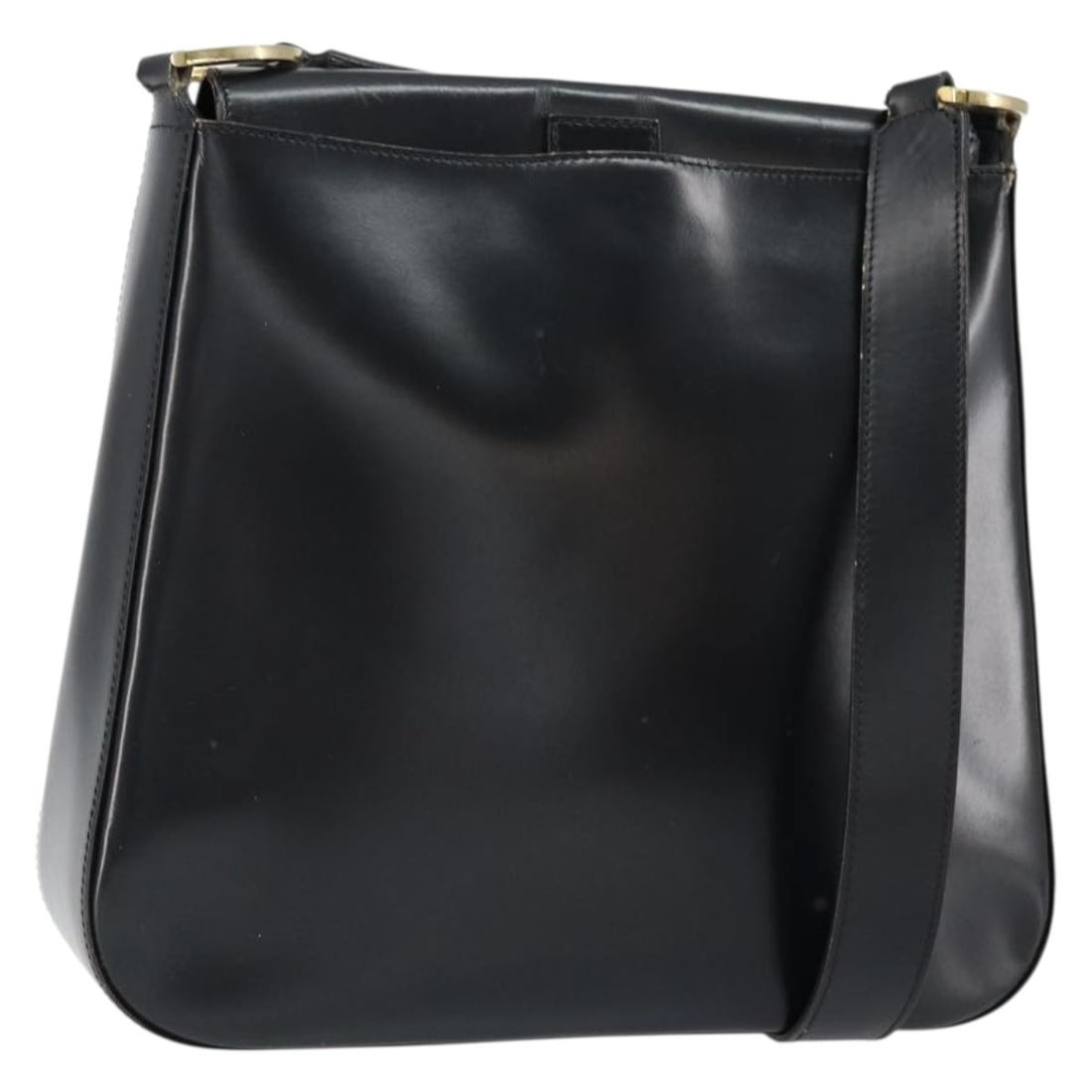 Christian Dior Black Leather Shoulder Bag with Gold Accents Auth: Christian Dior Black Leather Shoulder Bag with Gold Accents Auth This Christian Dior shoulder bag is a luxurious accessory crafted from high-quality leather in a sophisticated black and gold color com