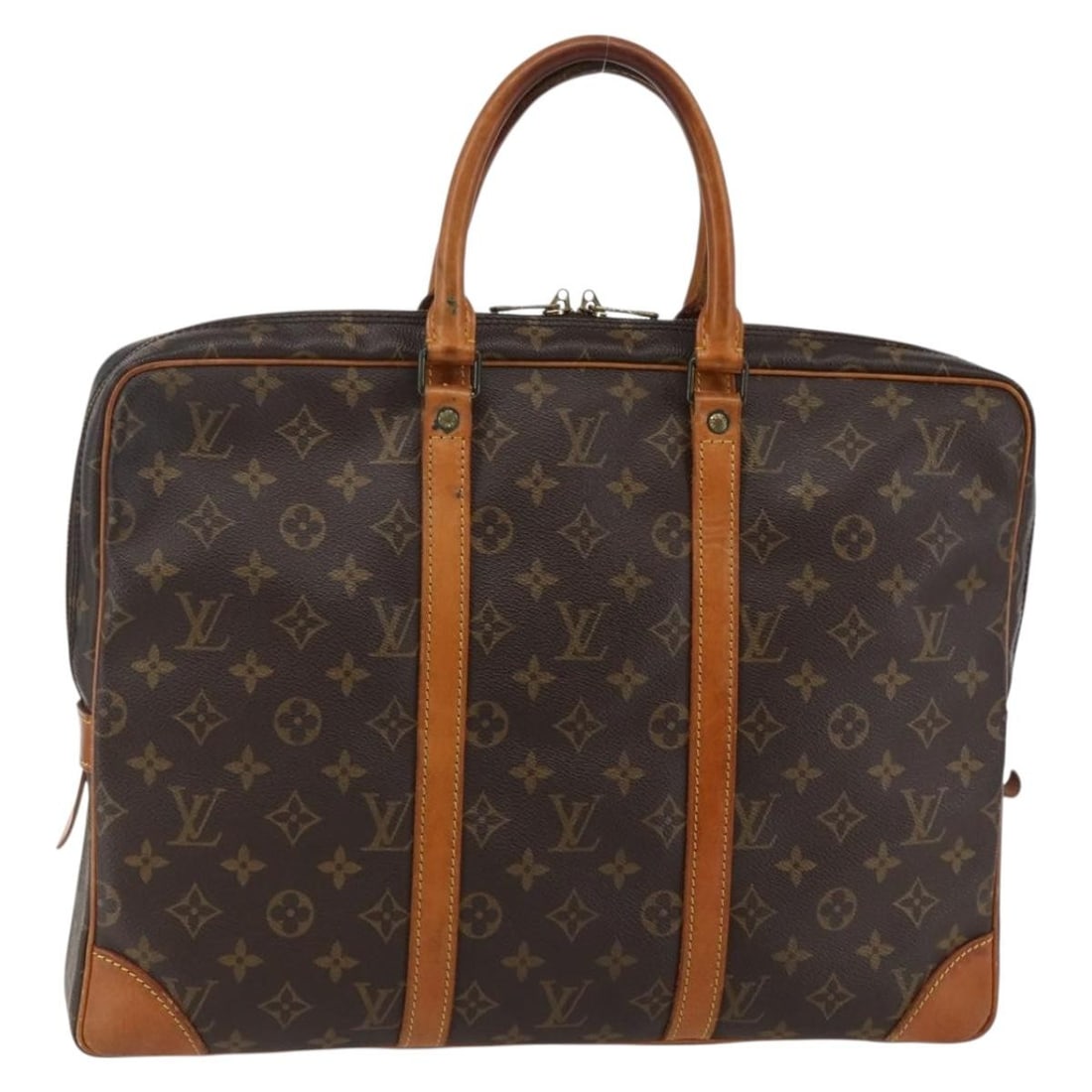 LOUIS VUITTON Monogram Porte Documents Voyage Bag M52005 Authentic France: LOUIS VUITTON Monogram Porte Documents Voyage Bag M52005 Authentic France Experience timeless elegance with the LOUIS VUITTON Monogram Porte Documents Voyage Business Bag. Crafted from durable Monogra