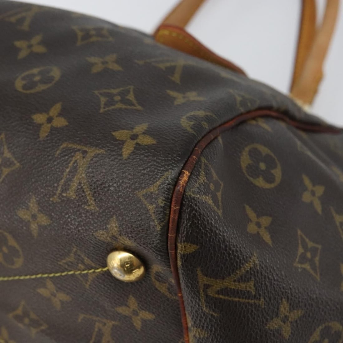 LOUIS VUITTON Monogram Tivori GM Hand Bag M40144 Auth France - 12