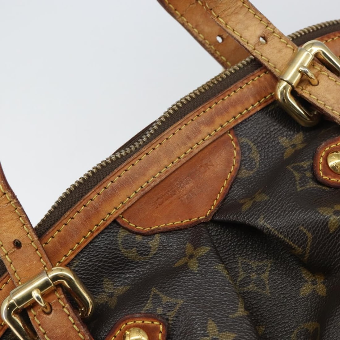 LOUIS VUITTON Monogram Tivori GM Hand Bag M40144 Auth France - 14