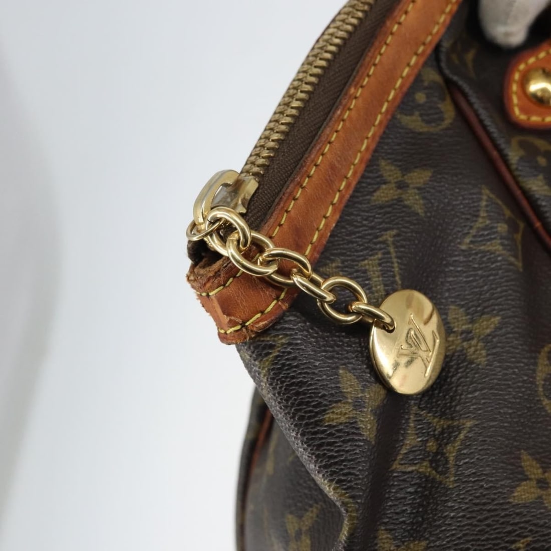 LOUIS VUITTON Monogram Tivori GM Hand Bag M40144 Auth France - 16
