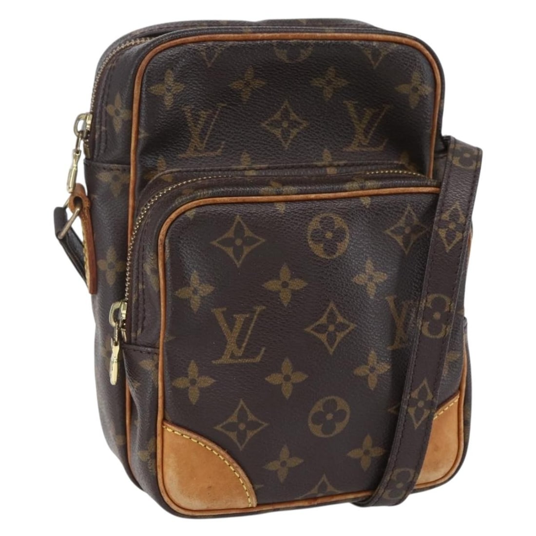 LOUIS VUITTON Monogram Amazon Shoulder Bag M45236 Authentic France (1 of 18)