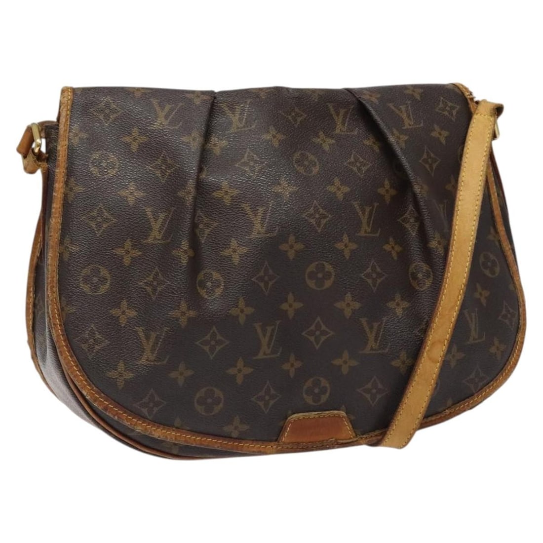 LOUIS VUITTON Monogram Menilmontant MM Shoulder Bag M40473 Auth France (1 of 18)