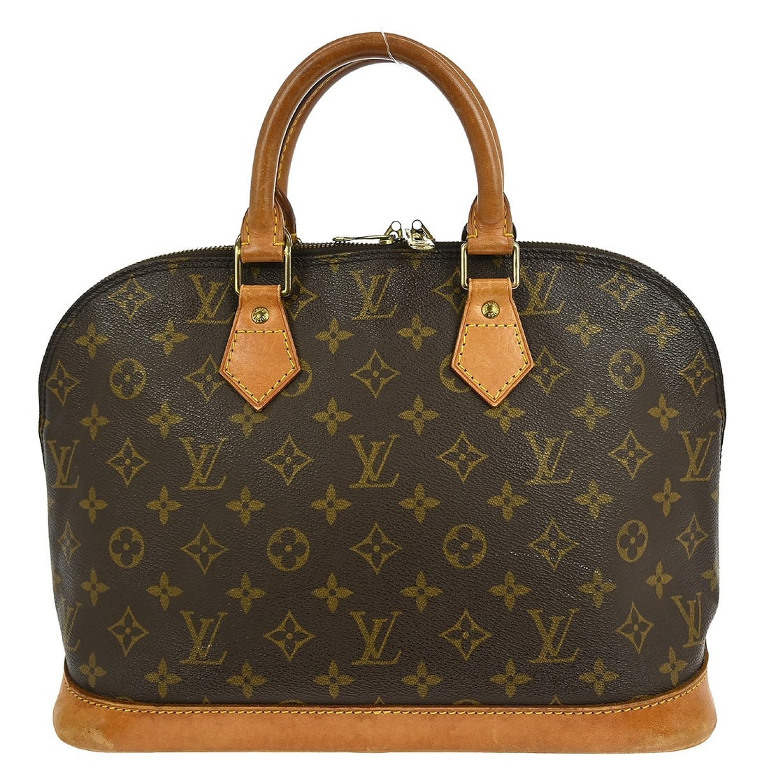 Louis Vuitton Alma Monogram Handbag M51130 Vintage Canvas Brown (1 of 11)