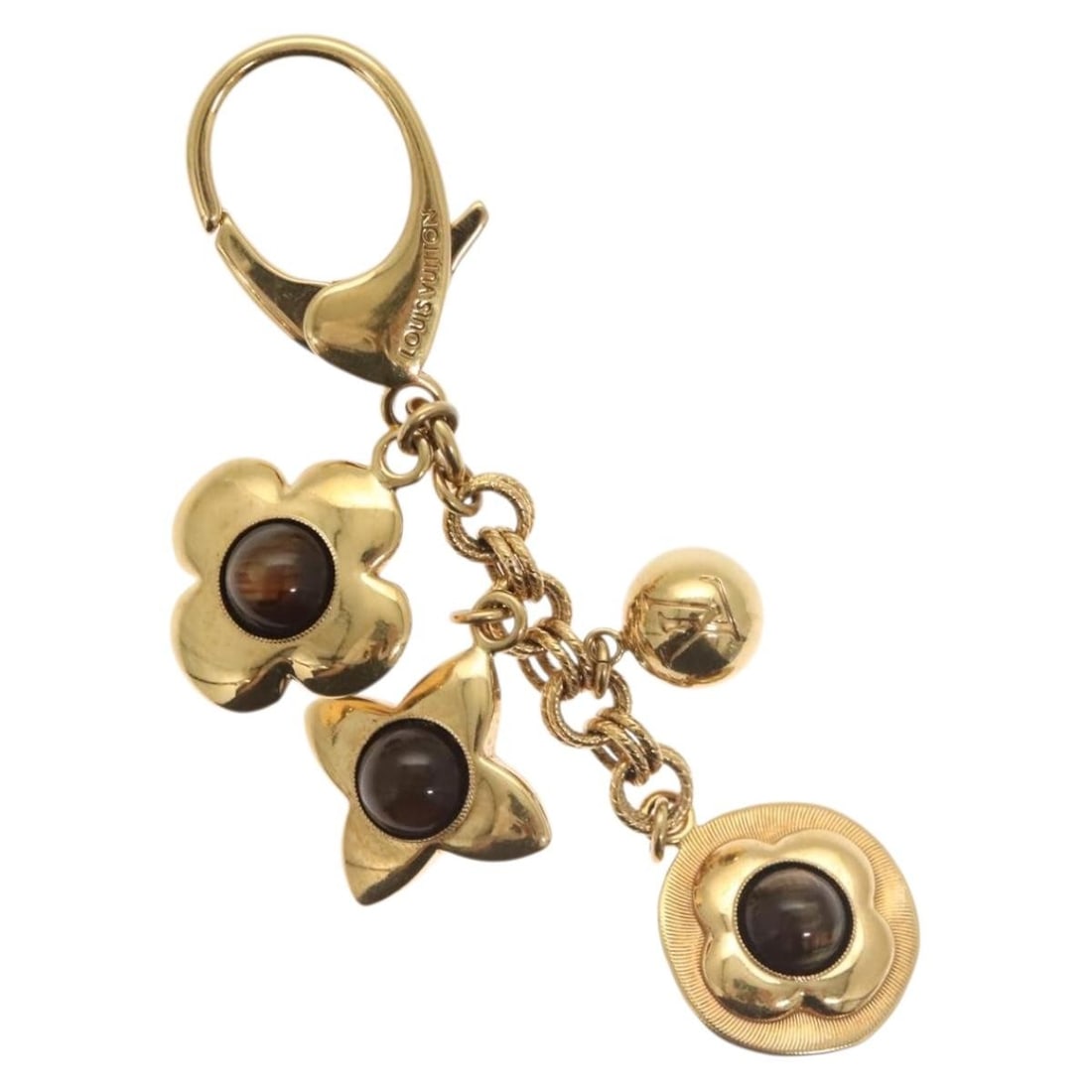 LOUIS VUITTON Bijoux Sac Tresor Key Holder Gold Metal M66349: LOUIS VUITTON Bijoux Sac Tresor Key Holder Gold Metal M66349 Introducing the LOUIS VUITTON Bijoux Sac Tresor Key Holder, a stylish accessory that combines functionality with luxury. Crafted in Italy,