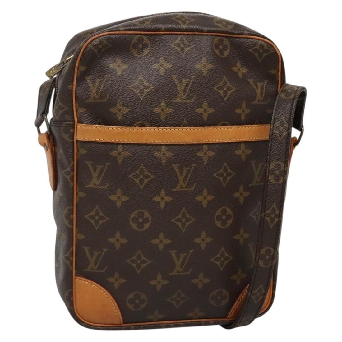 LOUIS VUITTON Monogram Danube MM Shoulder Bag M45264 Made in France: LOUIS VUITTON Monogram Danube MM Shoulder Bag M45264 Made in France This LOUIS VUITTON Monogram Danube MM Shoulder Bag is a stylish and functional accessory, perfect for everyday use. Crafted in Franc