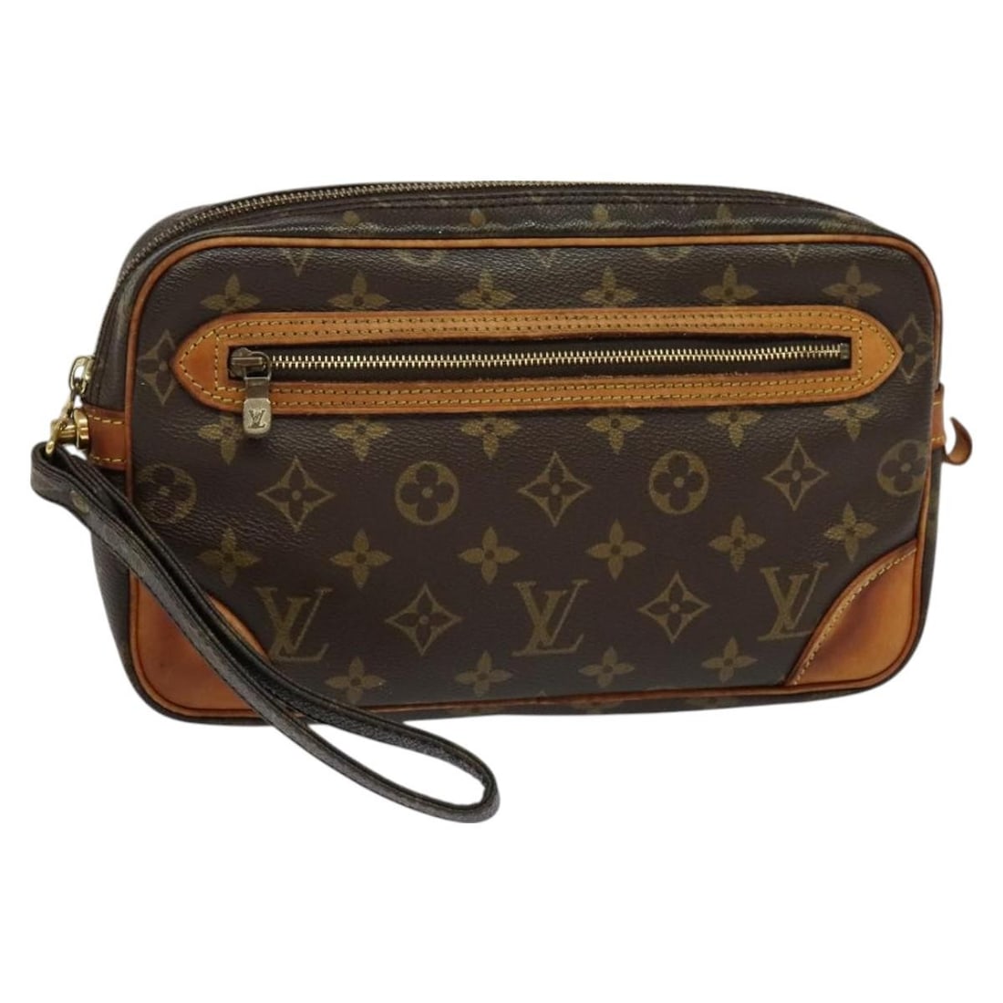 Louis Vuitton Monogram Marly Dragonne GM Clutch Bag M51825 Auth (1 of 18)