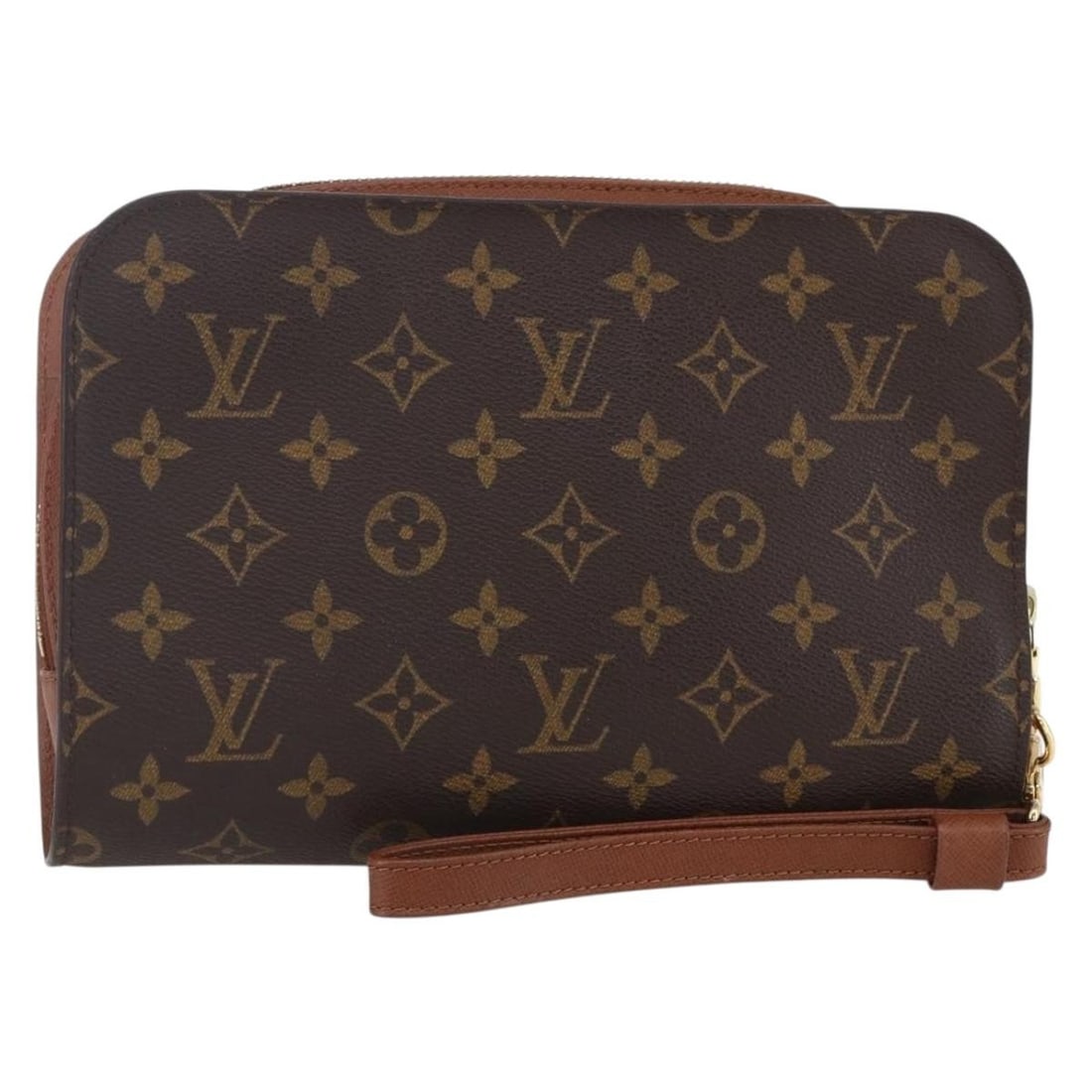 LOUIS VUITTON Monogram Orsay Clutch Bag M51790 Auth France (1 of 18)