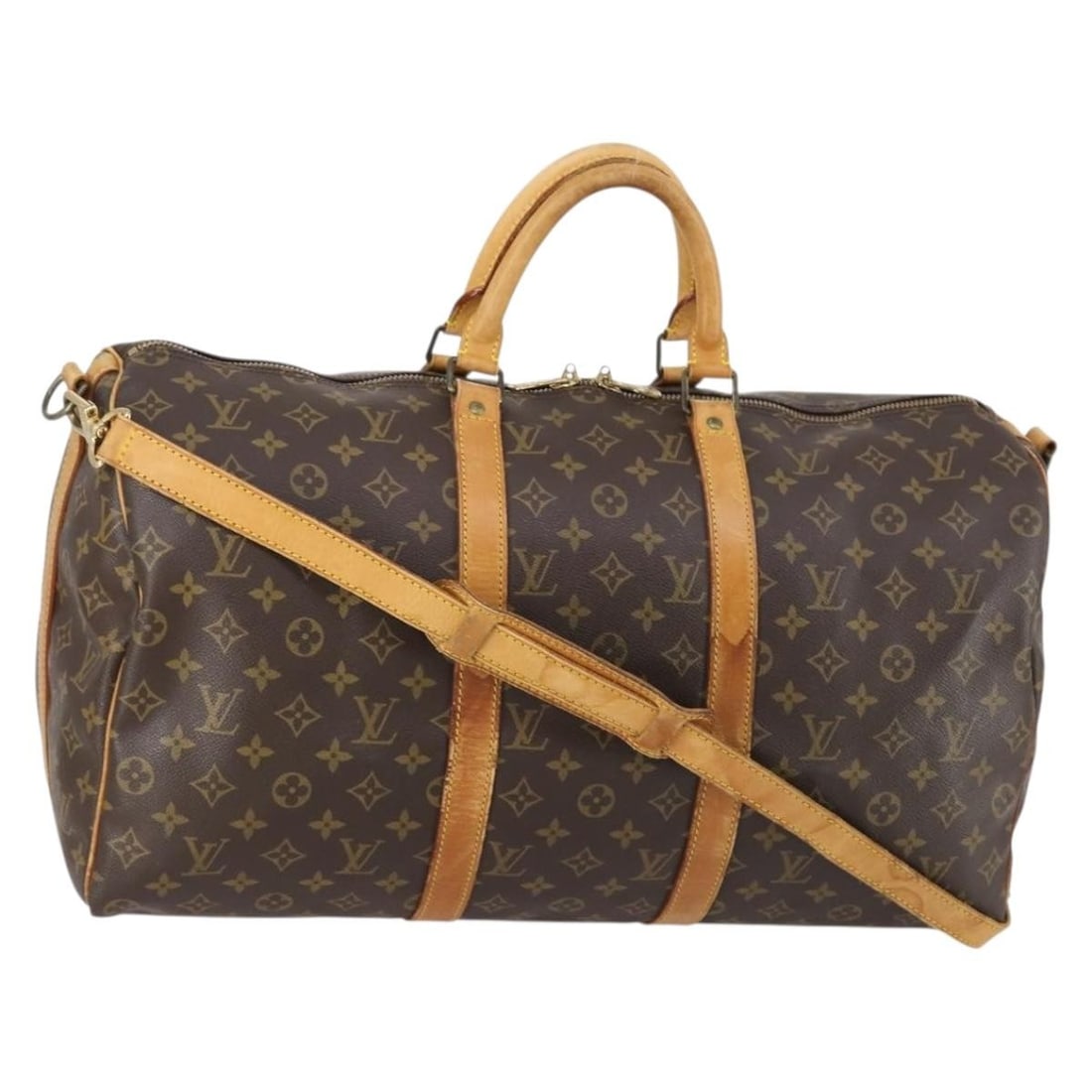 LOUIS VUITTON Keepall Bandouliere 50 Monogram Boston Bag M41416 Auth (1 of 18)