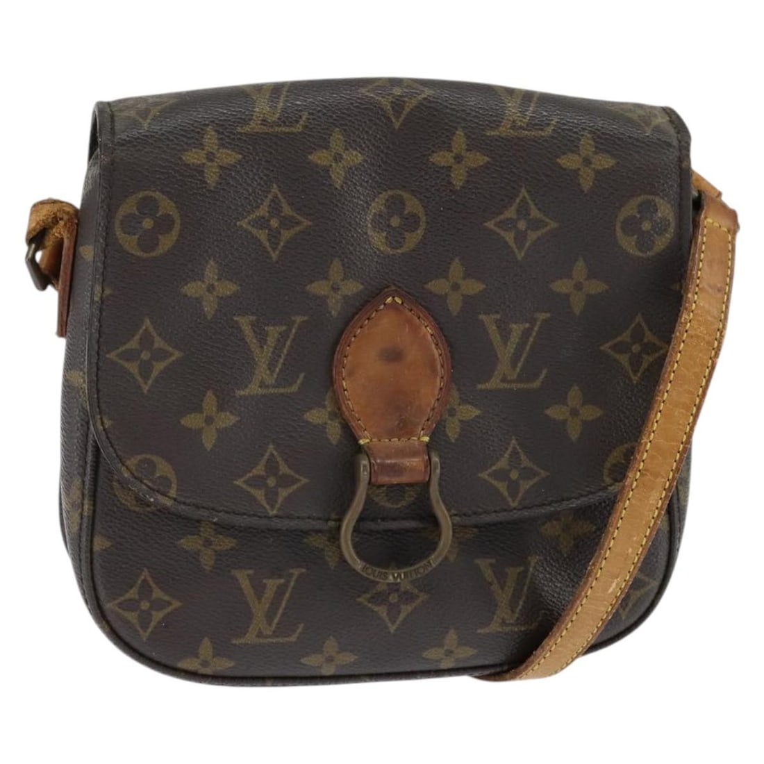 LOUIS VUITTON Monogram Saint Cloud MM Shoulder Bag M51243 Authenticated (1 of 18)
