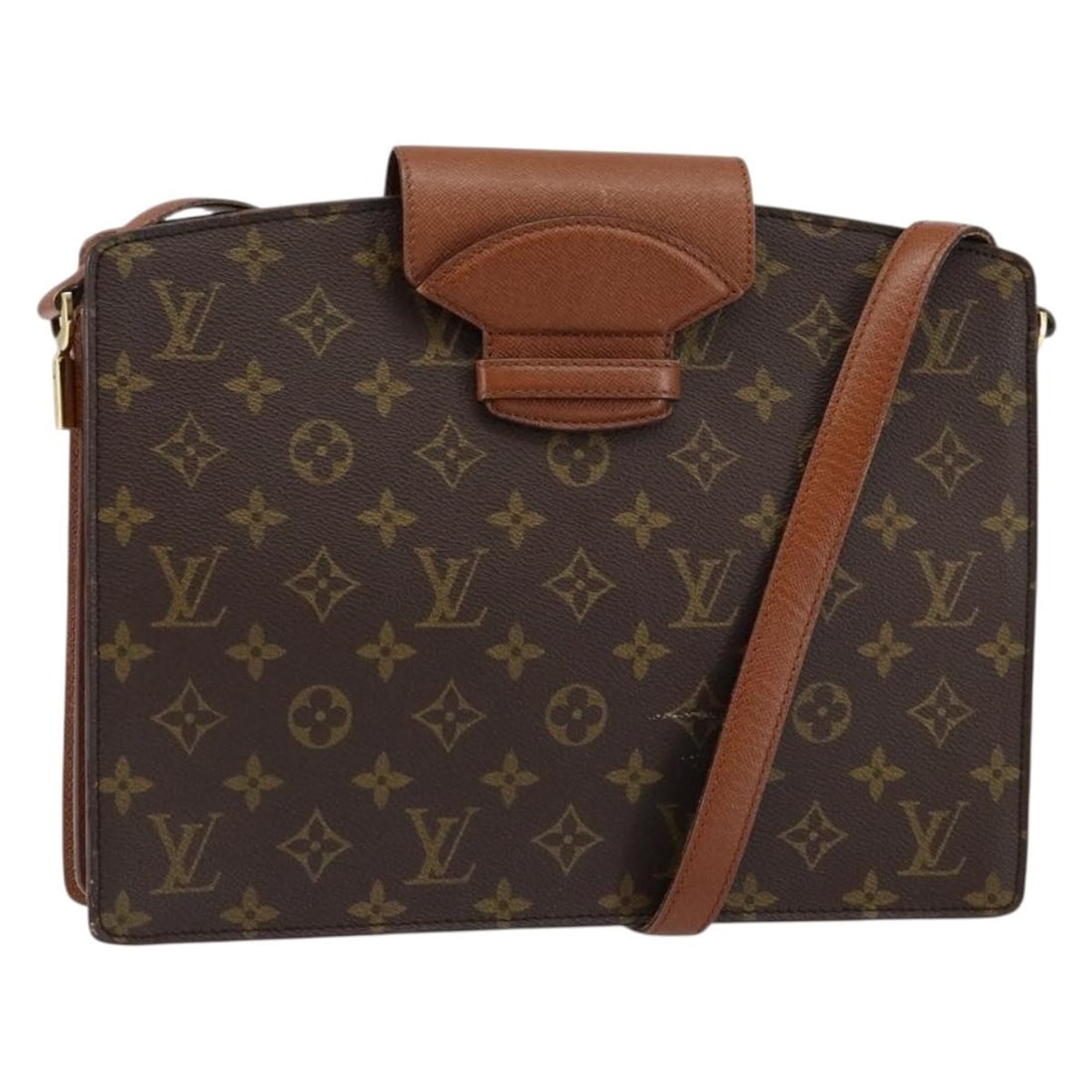 LOUIS VUITTON Monogram Kurcell Shoulder Bag M51375 Auth France (1 of 18)