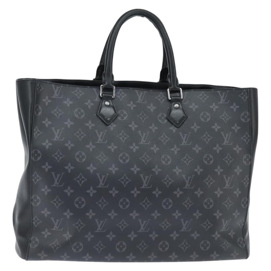 LOUIS VUITTON Monogram Eclipse Grand Sac Business Bag M44733 Auth (1 of 18)