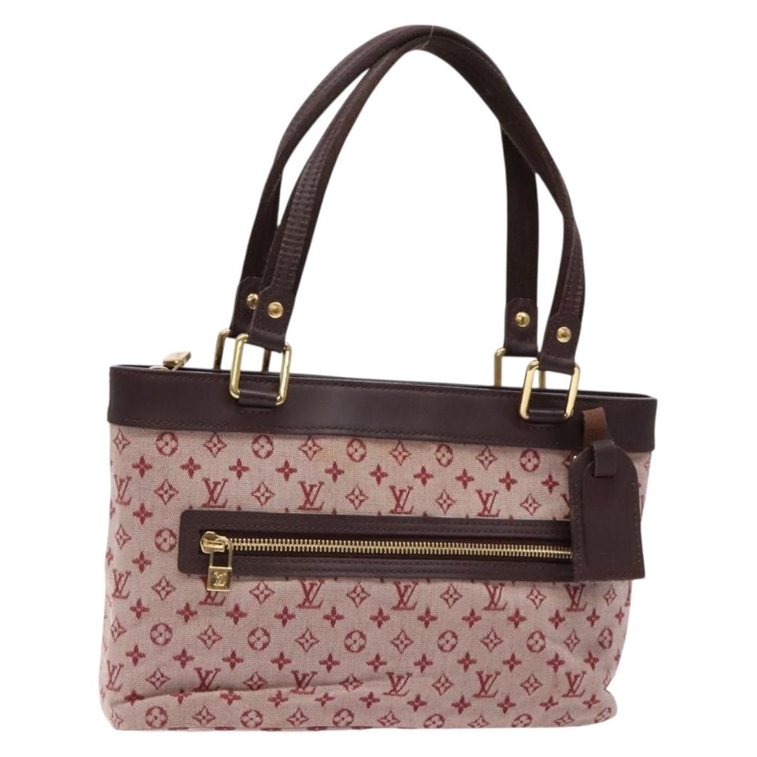 LOUIS VUITTON Monogram Mini Lucille PM Hand Bag Red M92678 Authentic: LOUIS VUITTON Monogram Mini Lucille PM Hand Bag Red M92678 Authentic Introducing the LOUIS VUITTON Monogram Mini Lucille PM Hand Bag in a striking red hue. Crafted from Monogram Mini Canvas, this styl