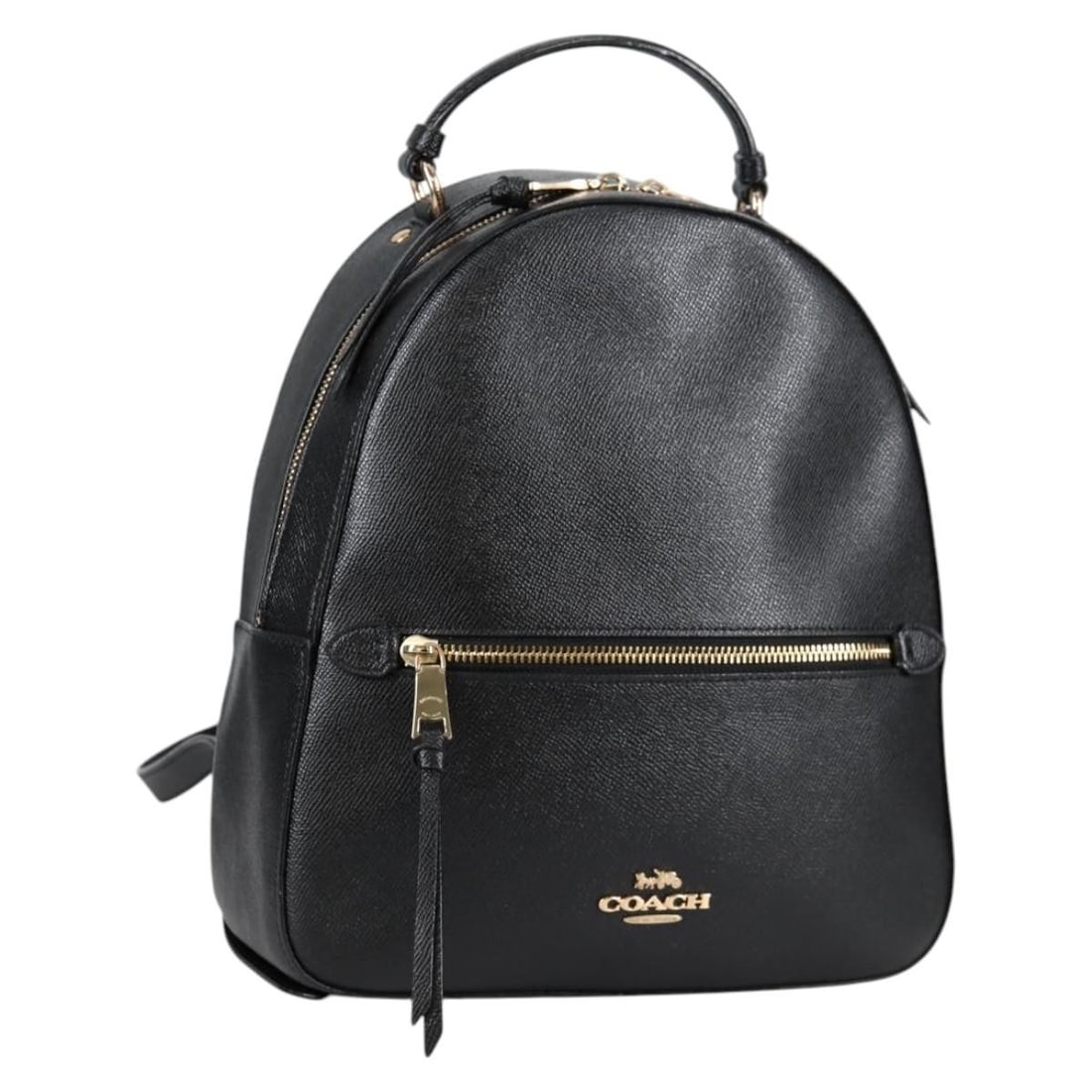 Coach Leather Backpack Gold Black Auth 134985 USA (1 of 18)