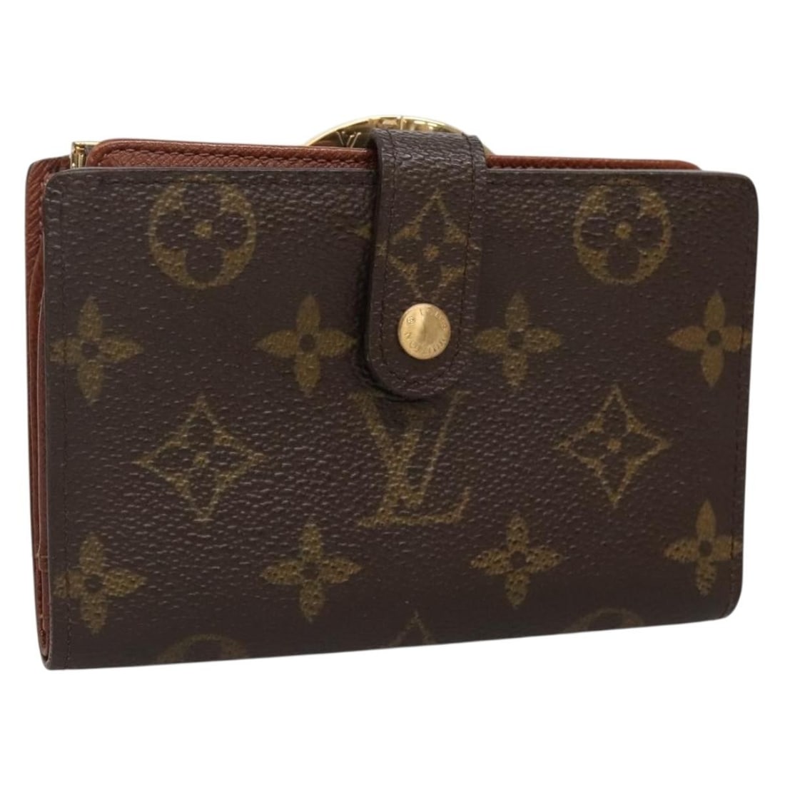 LOUIS VUITTON Monogram Portefeuille Viennois Bifold Wallet M61674 France: LOUIS VUITTON Monogram Portefeuille Viennois Bifold Wallet M61674 France This LOUIS VUITTON Monogram Portefeuille Viennois Bifold Wallet is a stylish accessory crafted from durable Monogram Canvas.