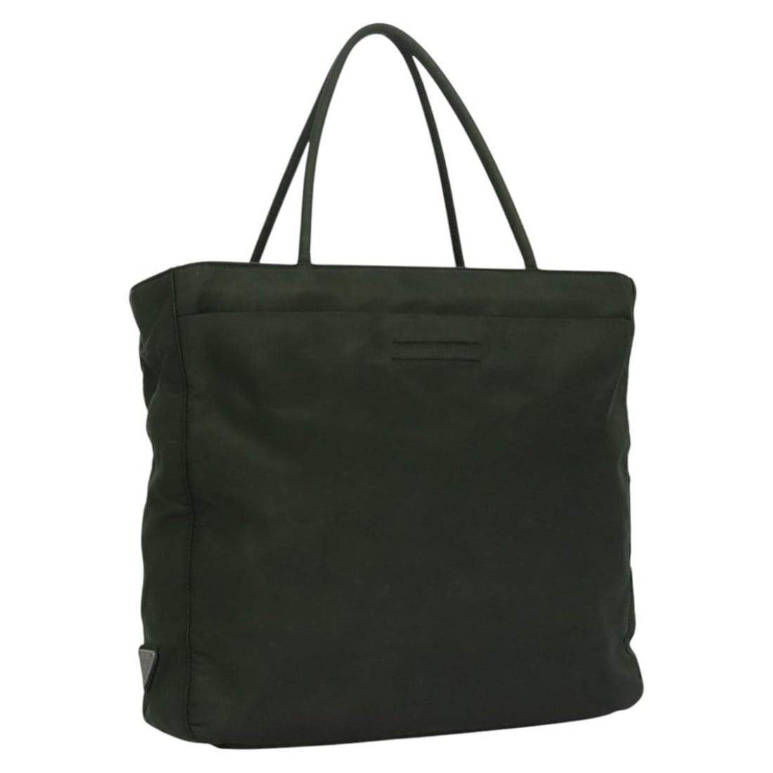 PRADA Nylon Hand Bag Green Silver Made in Italy (1 of 18)