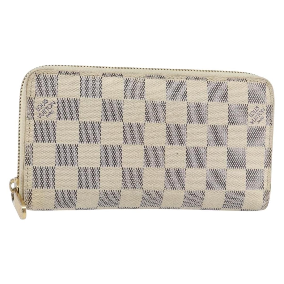 LOUIS VUITTON Damier Azur Zippy Long Wallet N60019 Authentic (1 of 18)