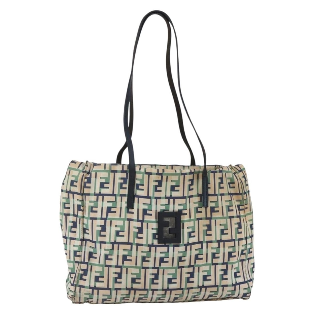 FENDI Zucca Canvas Tote Bag Navy Made in Italy (1 of 18)