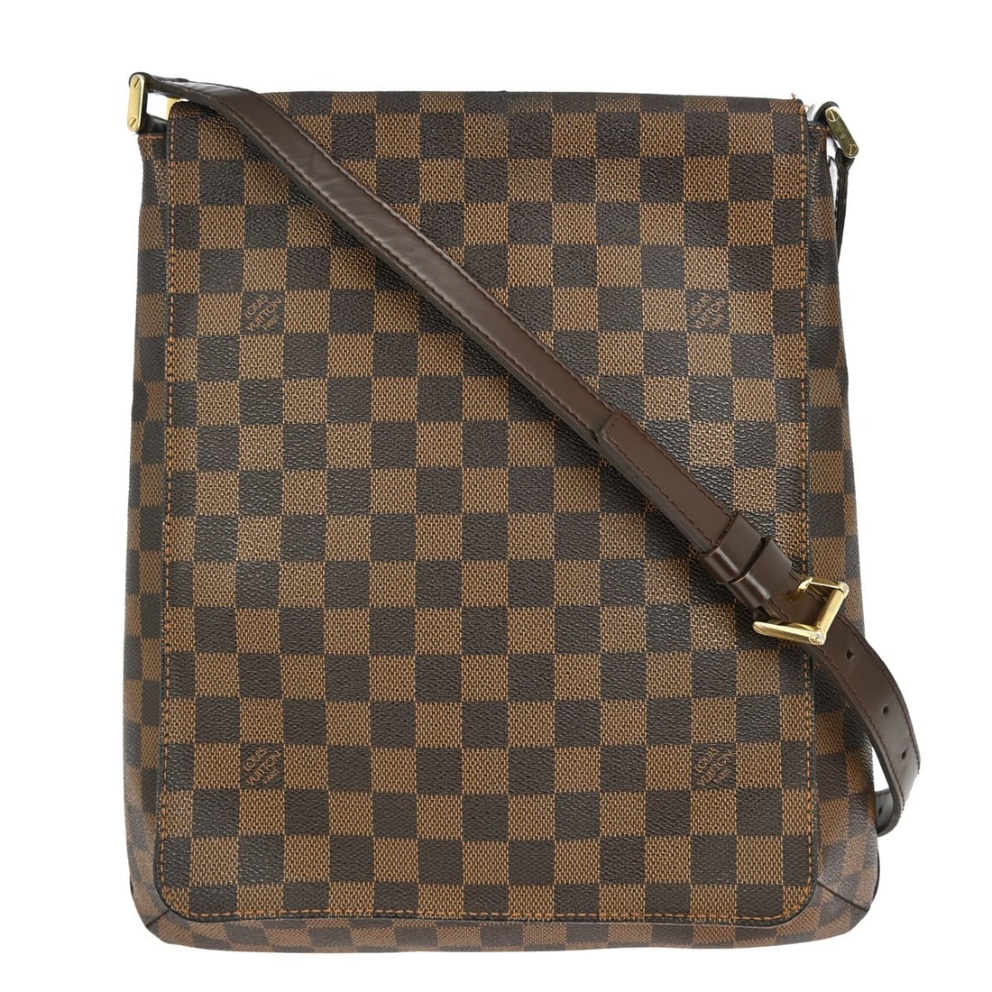 Louis Vuitton Damier Musette Salsa Shoulder Bag N51300 Brown: Louis Vuitton Damier Musette Salsa Shoulder Bag N51300 Brown The Louis Vuitton Damier Musette Salsa Shoulder Bag is a stylish and functional accessory that showcases the iconic Damier canvas leather p