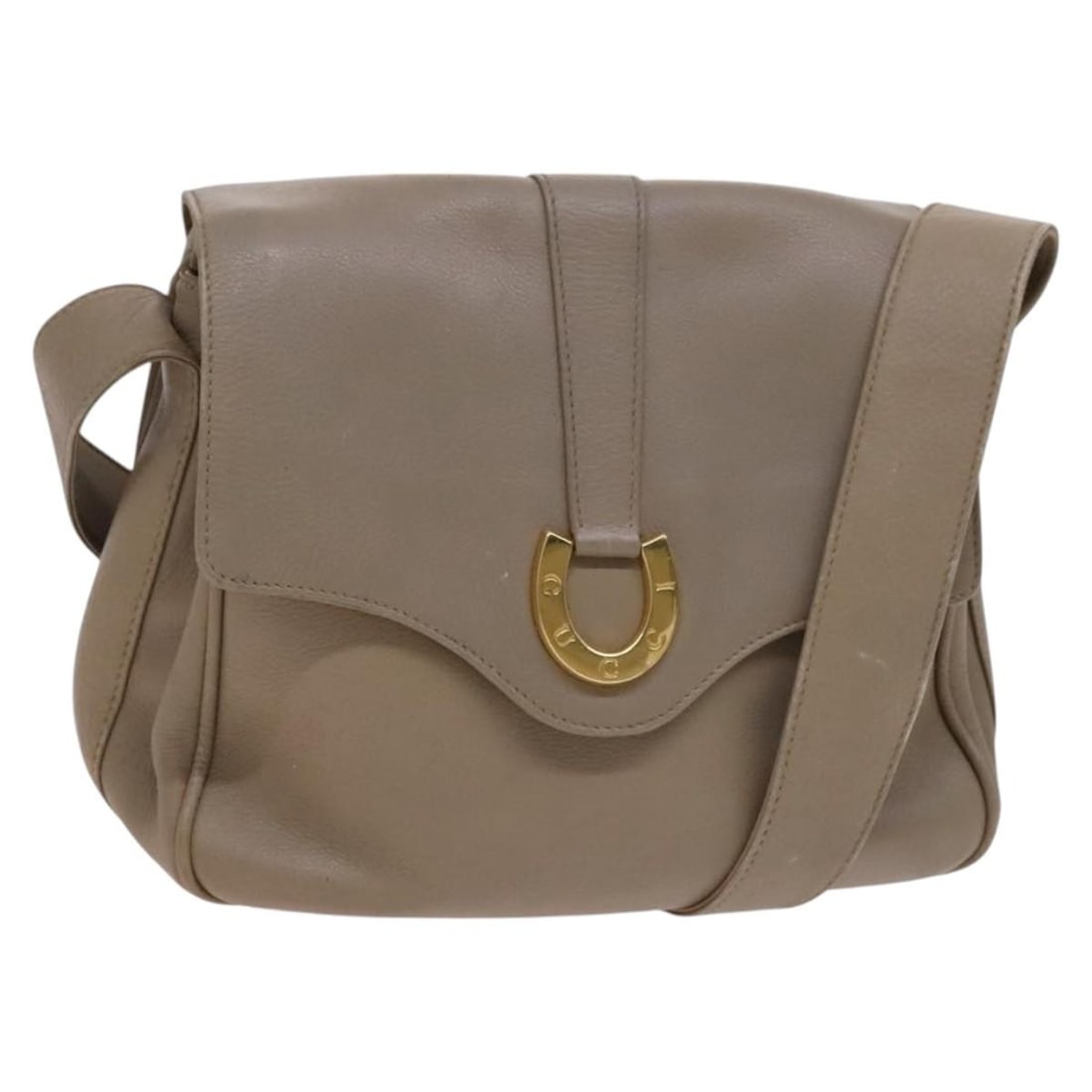 GUCCI Beige Gold Leather Shoulder Bag 001 2113 1601 Authentic (1 of 18)