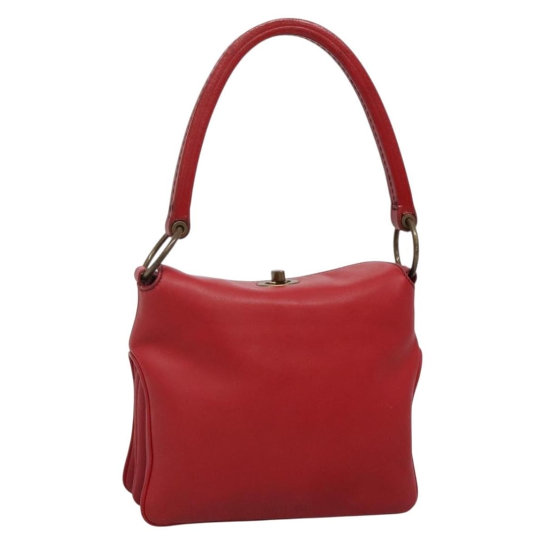 Miu Miu Red Leather Hand Bag Made in Italy (1 of 18)