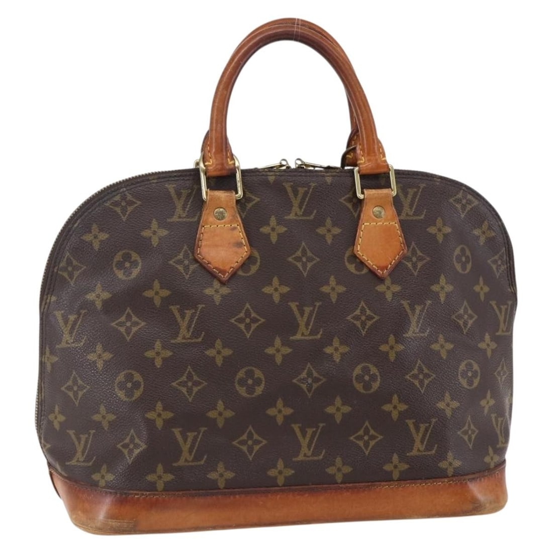 LOUIS VUITTON Monogram Alma Hand Bag M51130 Auth France (1 of 18)
