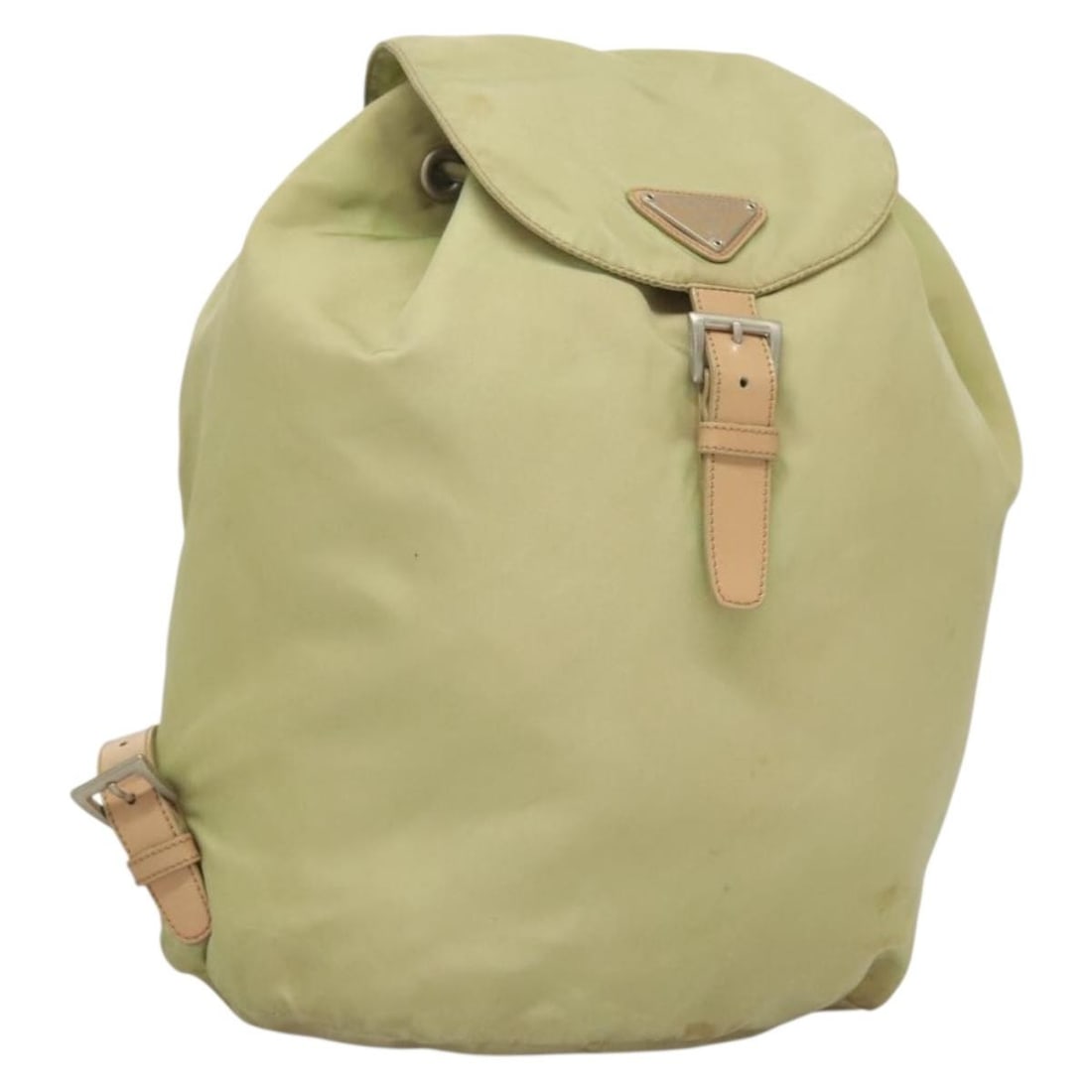 PRADA Nylon Backpack Beige Silver Made in Italy (1 of 18)