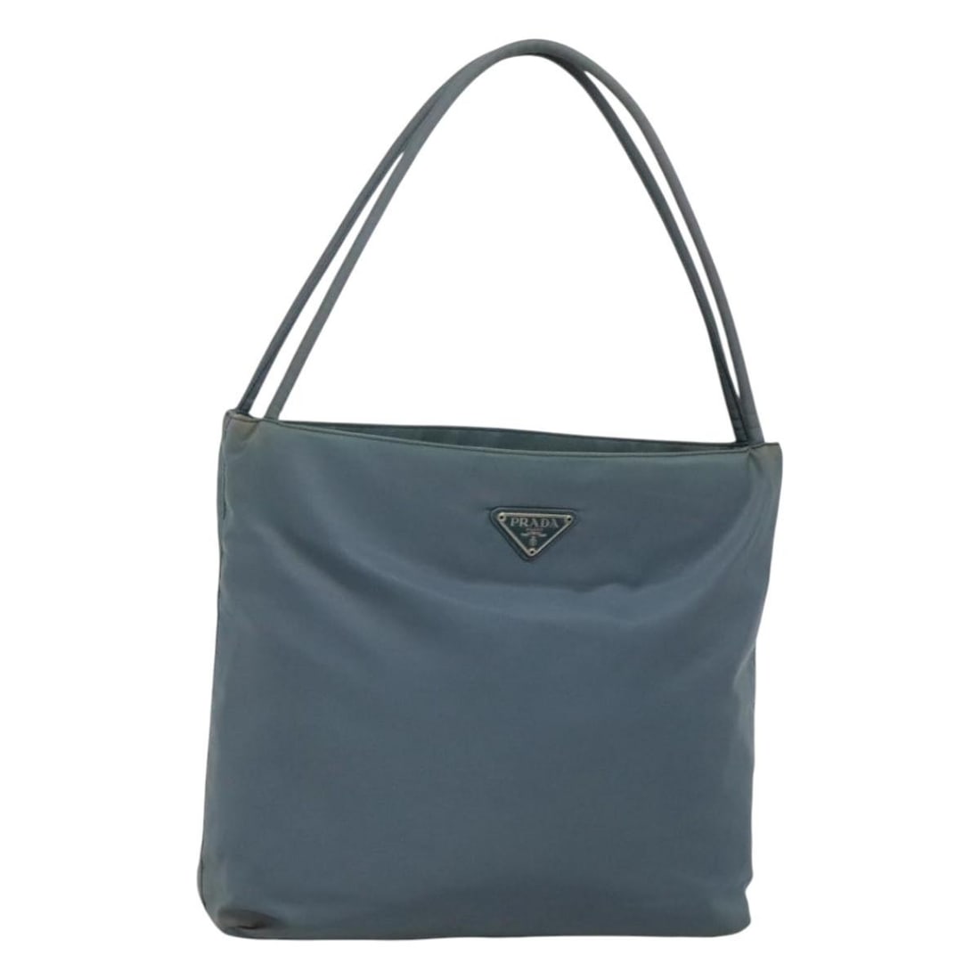 PRADA Light Blue Nylon Tote Bag Made in Italy (1 of 18)