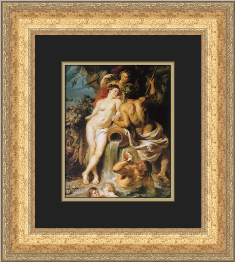 Peter Paul Rubens The Union of Earth and Water Custom Framed Print Art: Peter Paul Rubens The Union of Earth and Water Custom Framed Print Art Experience the captivating beauty of Peter Paul Rubens' "The Union of Earth and Water" through this custom framed print. This med