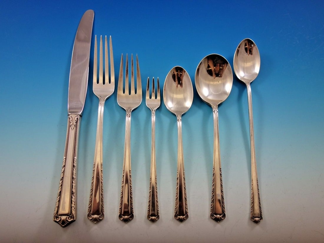 Processional Sterling Silver Flatware Set 94 Pieces by International Silver (1 of 12)