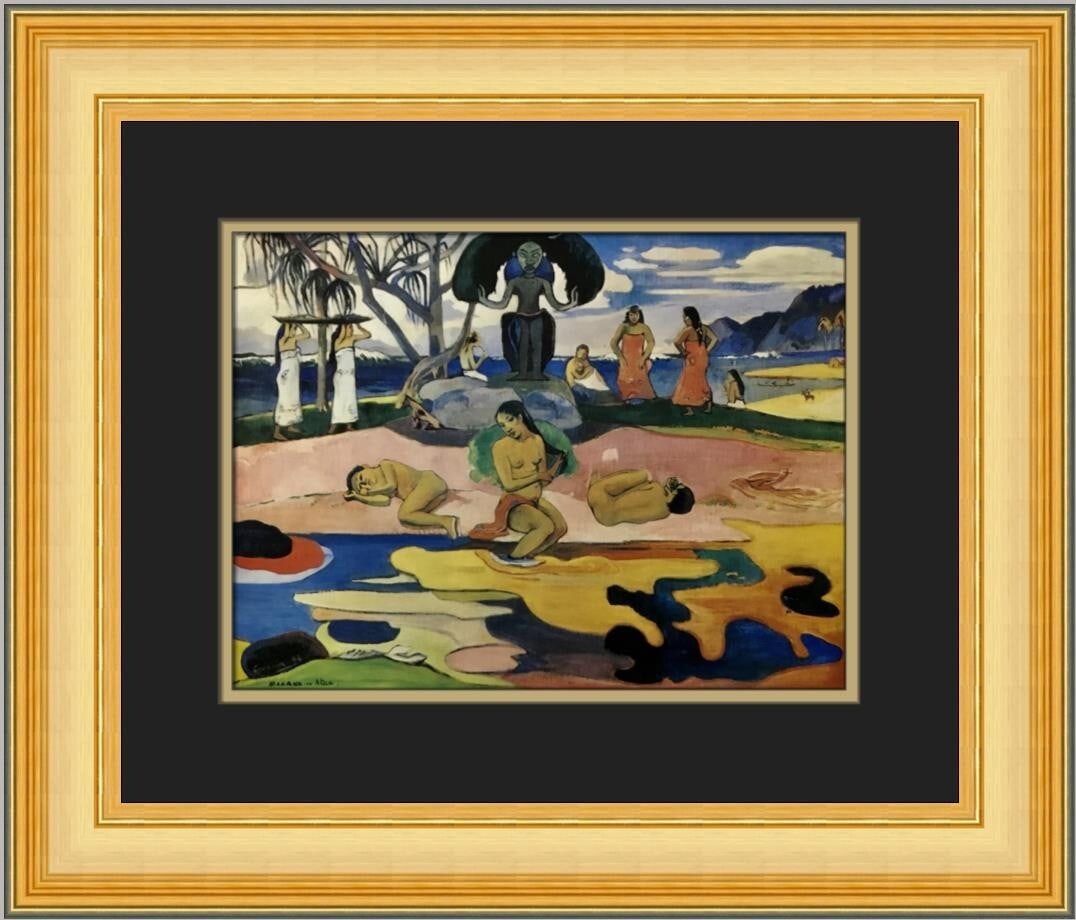 Paul Gauguin The Day of The God Custom Framed Print 16 x 19 (1 of 2)